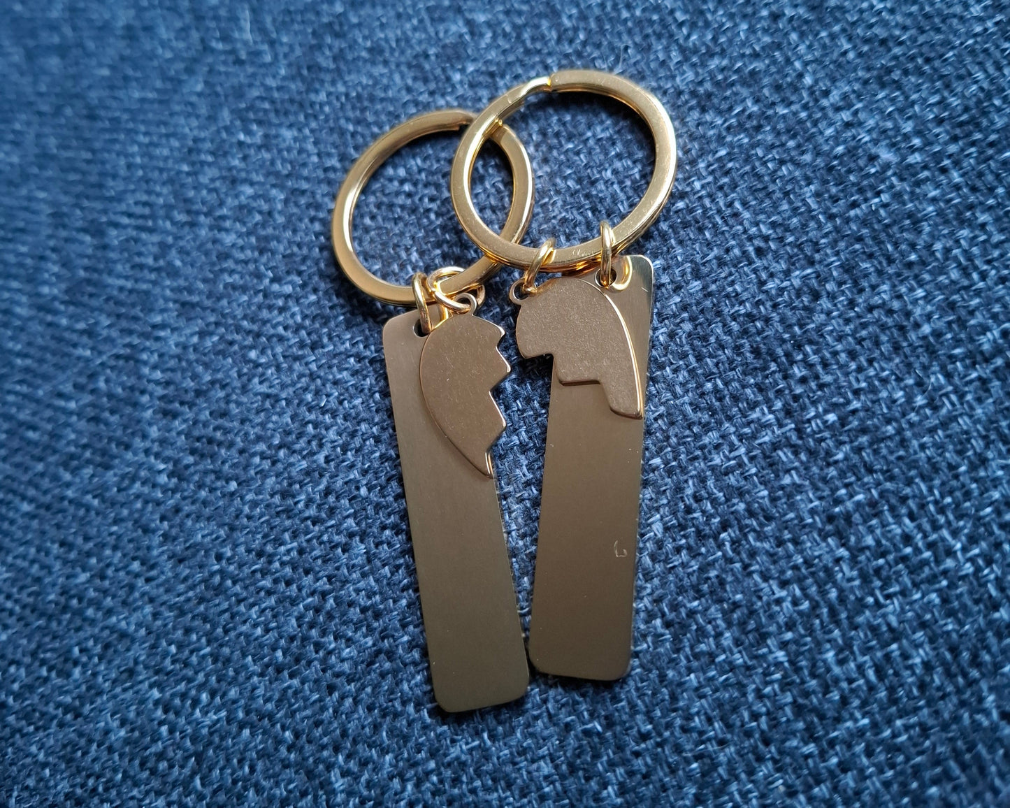 FélSzív páros kulcstartó