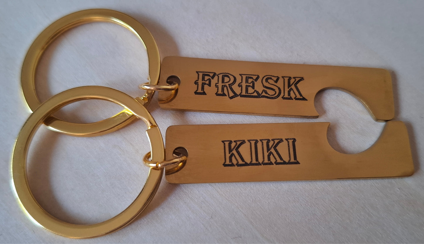 EgySzív páros kulcstartó